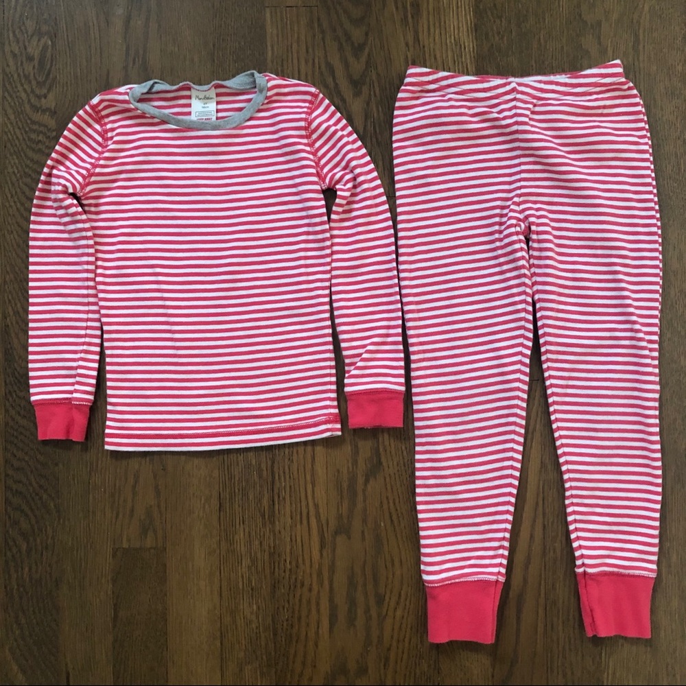 Mini Boden cozy striped pajamas